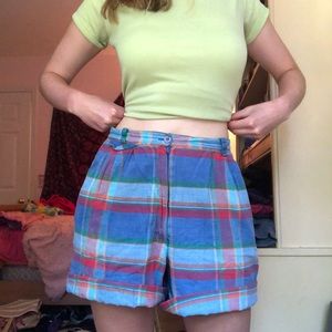 CASUAL CORNER Plaid Shorts